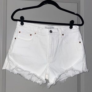 NWOT A&F mid ride shorts Size 8